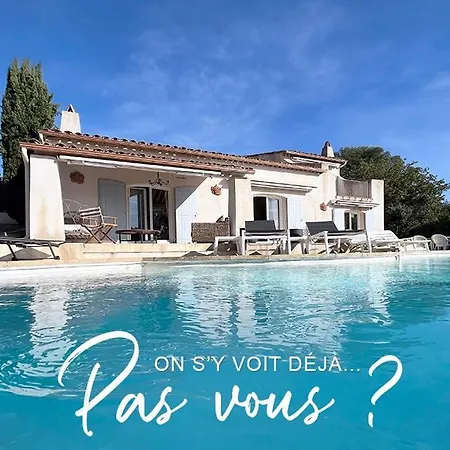 וילה Les Jasmins Piscine Proche Jardin